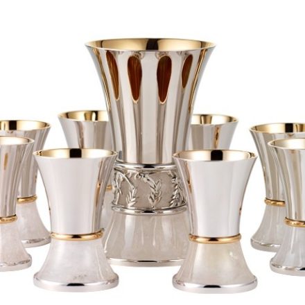 Set de copas para kidush Tishrei