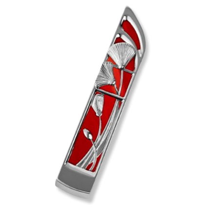 Mezuza de Flores Acuaticas – Papiro