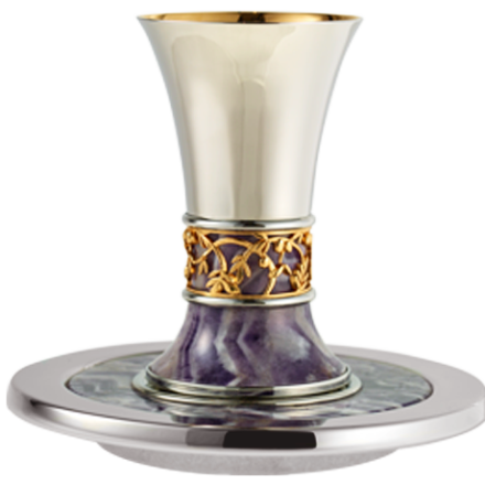 Amethyst Large Tishrey Cup