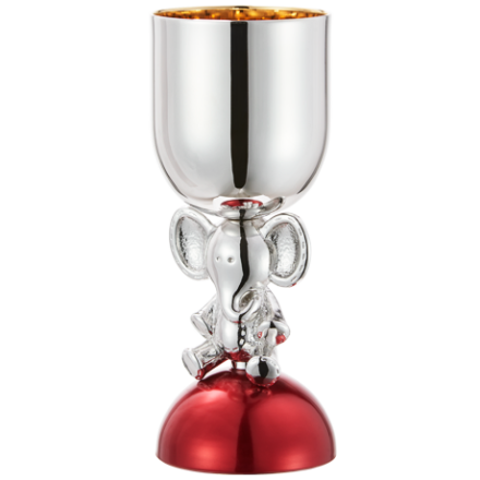 Copa de kidush colorida para niños – elefantito