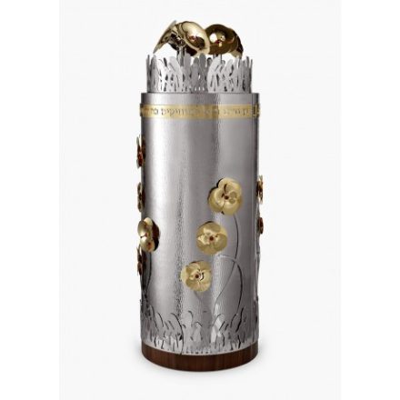 Violet Silver Torah Case